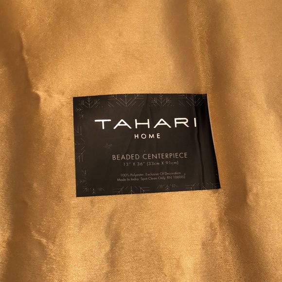 Tahari Home Table Runner Beaded - Picture 2 of 2